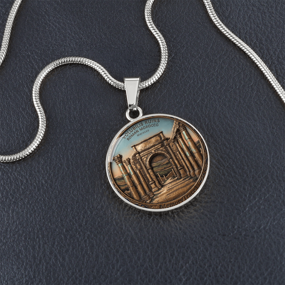 Volubilis Ruins Roman Morocco Custom Keepsake Pendant