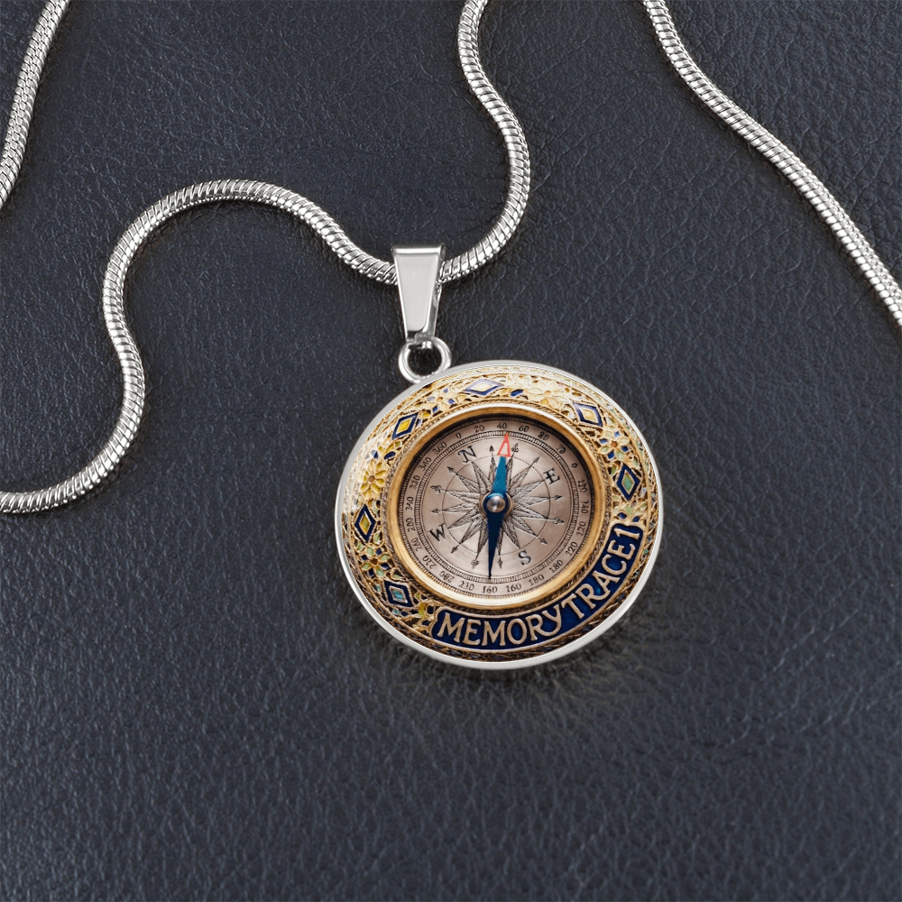 Memory Trace 1 - Compass Pendant