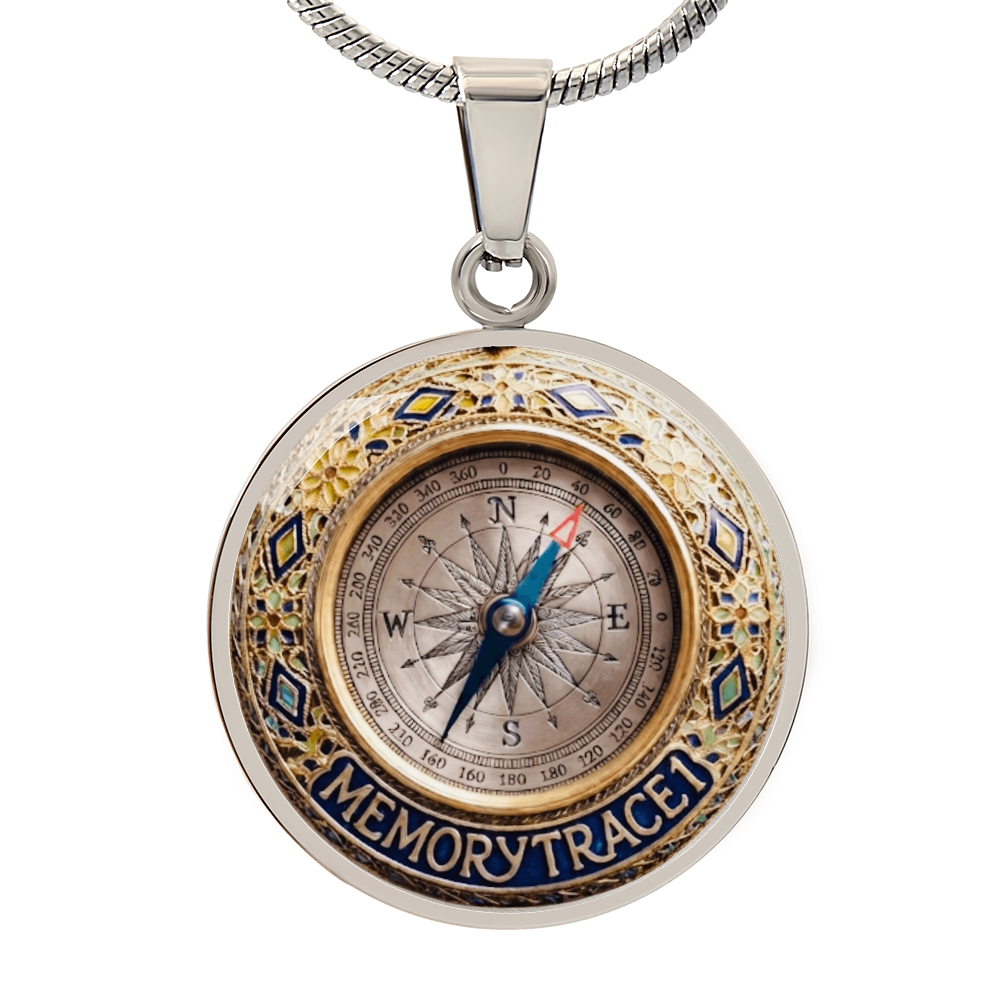 Memory Trace 1 - Compass Pendant