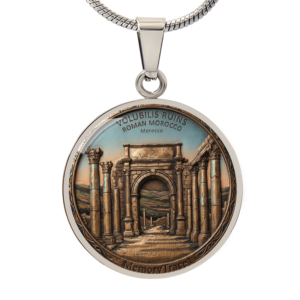 Volubilis Ruins Roman Morocco Custom Keepsake Pendant