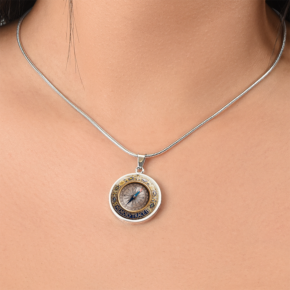 Memory Trace 1 - Compass Pendant