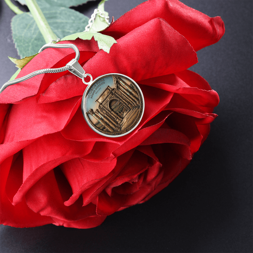 Volubilis Ruins Roman Morocco Custom Keepsake Pendant