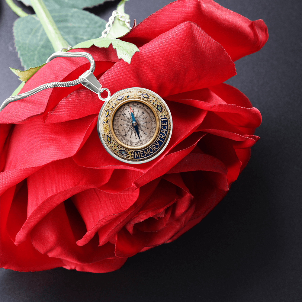 Memory Trace 1 - Compass Pendant