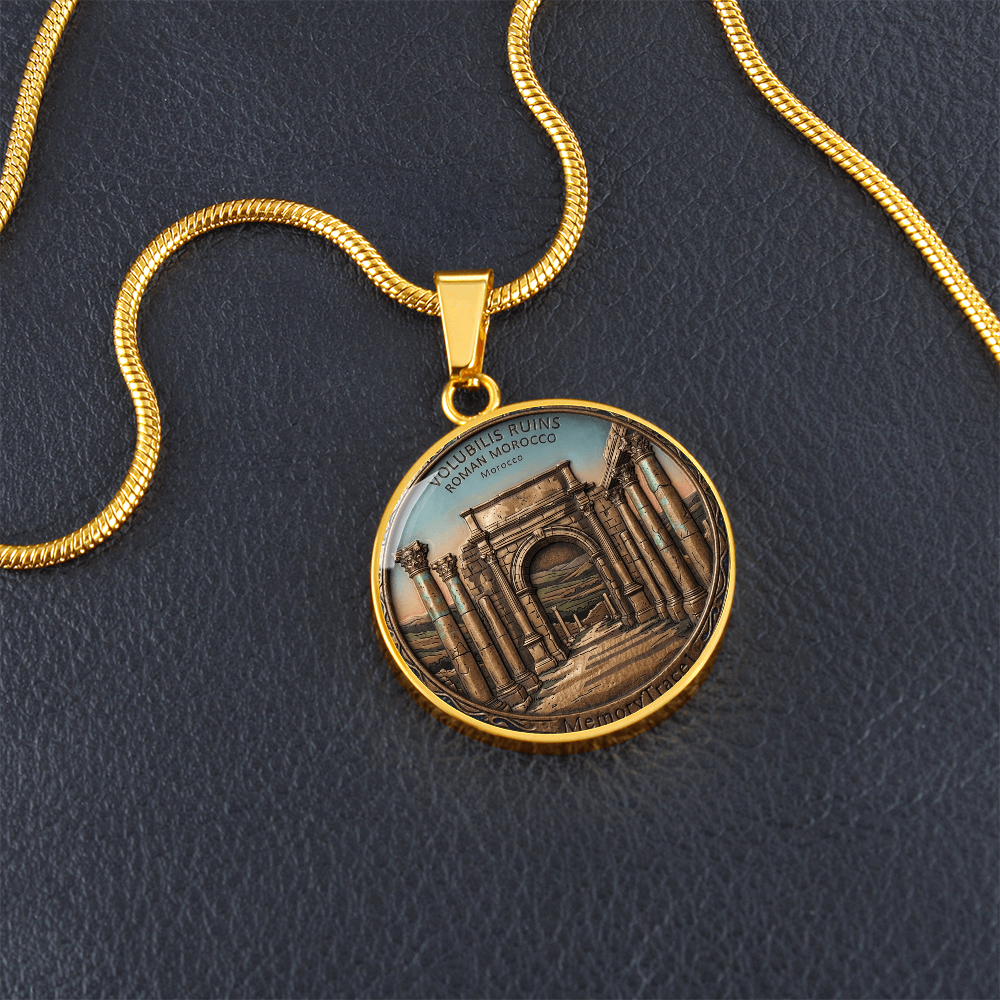 Volubilis Ruins Roman Morocco Custom Keepsake Pendant