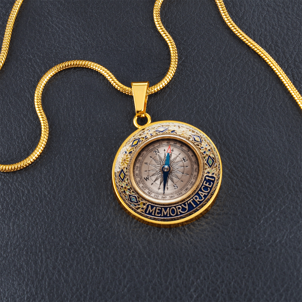 Memory Trace 1 - Compass Pendant